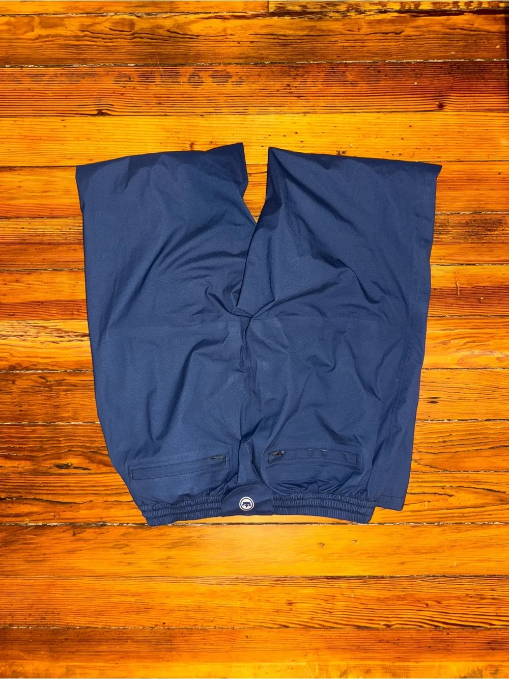 Peter Millar Blue rain Golf Pants with Elastic Waist - Picture 4 of 4
